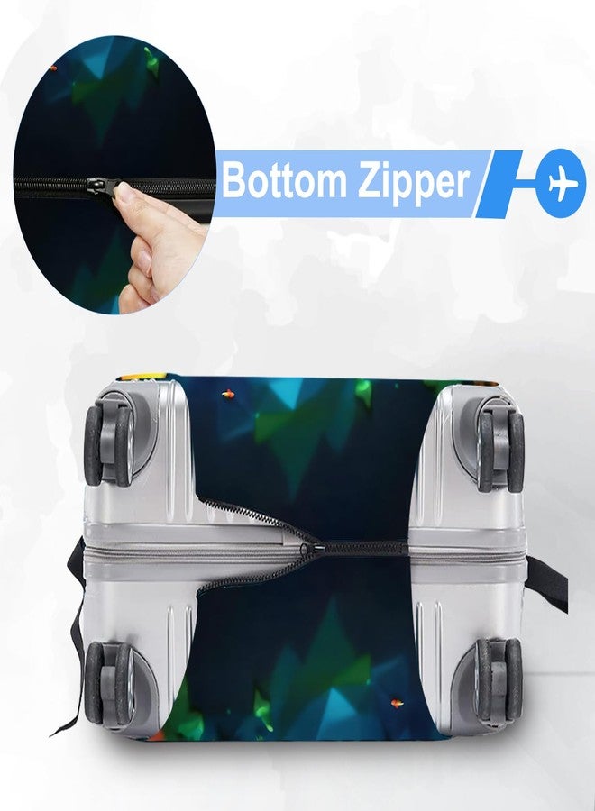 ANNA QUEEN Travel Luggage Cover Suitcase Protector Suitcase Cover Anti-Scratch,Stretchable Bag Cover Washable Durable Polyester - Image 4
